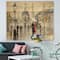 Designart - Love in Paris I - Romantic French Country Print on Natural Pine Wood
